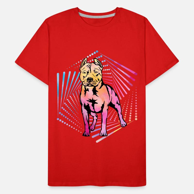 Pitbull Retro Men's Premium Organic T-Shirt