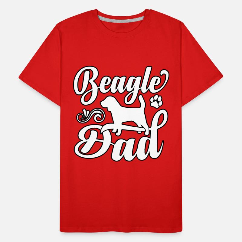 Beagle dad Men's Premium Organic T-Shirt