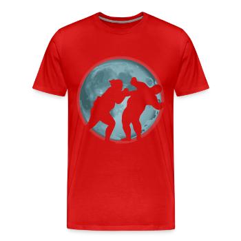 Sumo - T-shirt bio Premium Homme - rouge - Devant - Damien (186cm)
