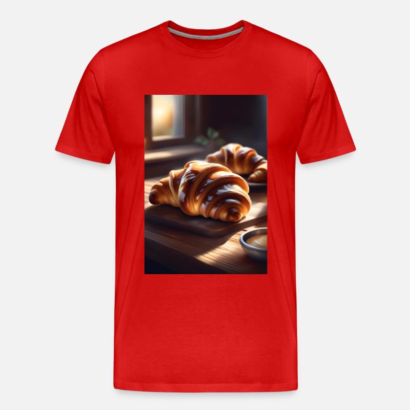 Hörnchen - Männer Premium Bio T-Shirt - Rot