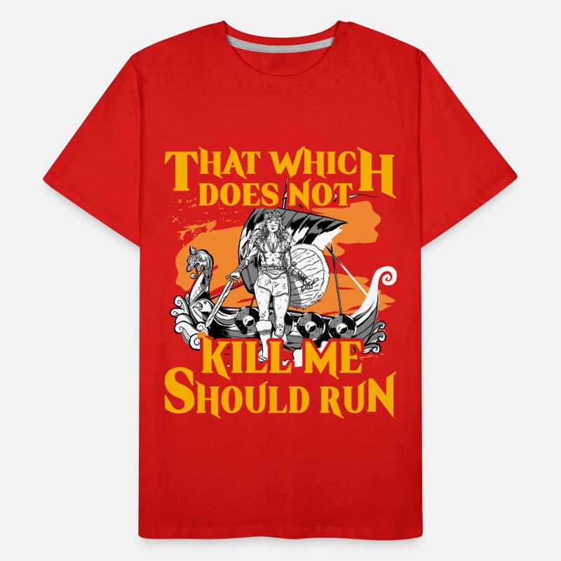 That which does not kill me should run Men's Premium Organic T-Shirt