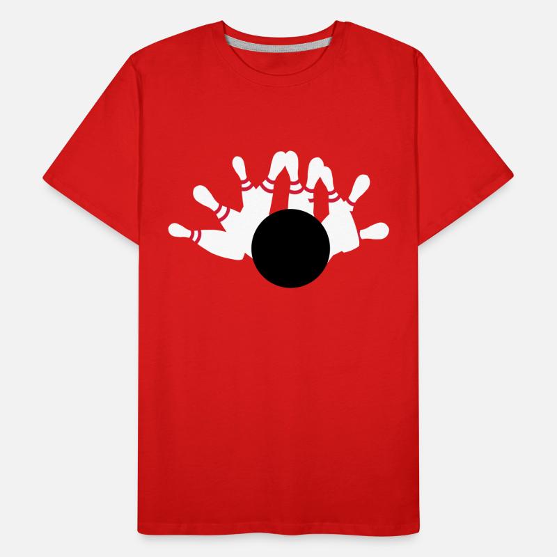 Bowling Men's Premium Organic T-Shirt