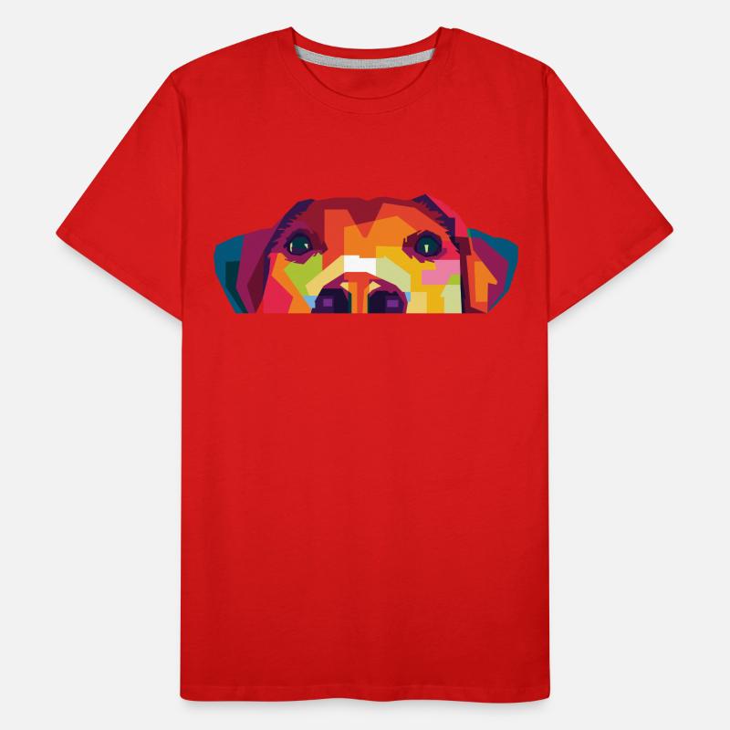 Hunde WPAP Design Männer Premium Bio T-Shirt