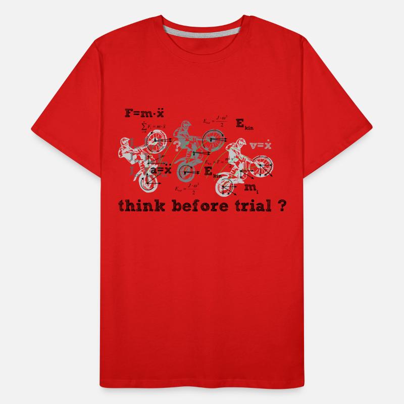 Think before trial? Men's Premium Organic T-Shirt