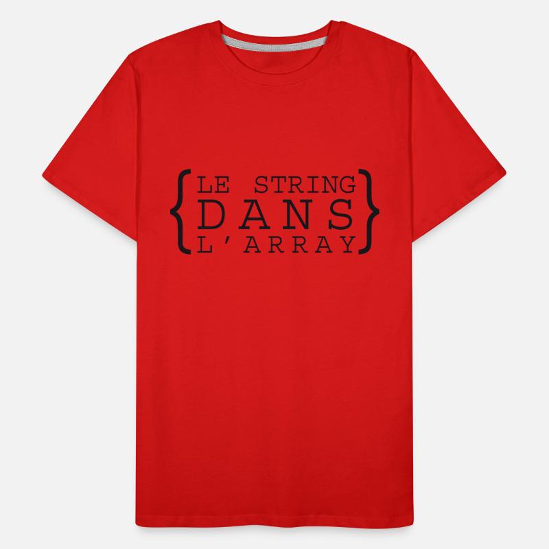 lestringdanslarray T-shirt bio Premium Homme