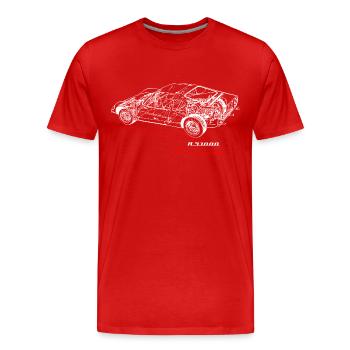 Melkus RS 1000 - DDR Rennsport - Männer Premium Bio T-Shirt - Rot - Vorne - Damien (186cm)