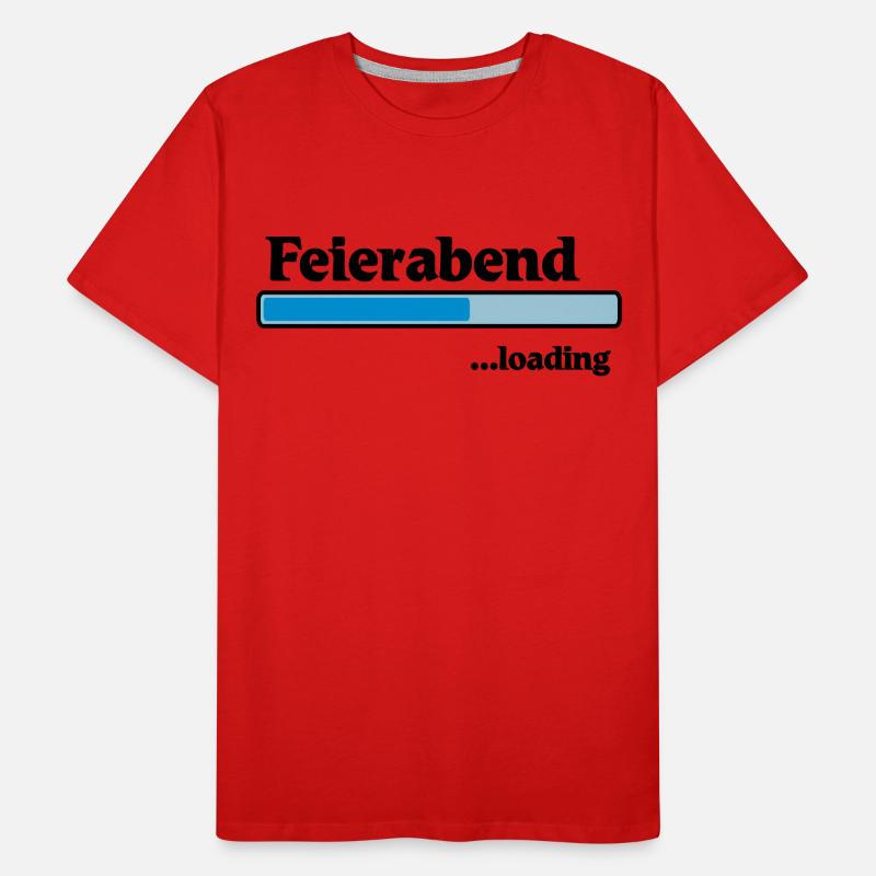 Feierabend loading Männer Premium Bio T-Shirt