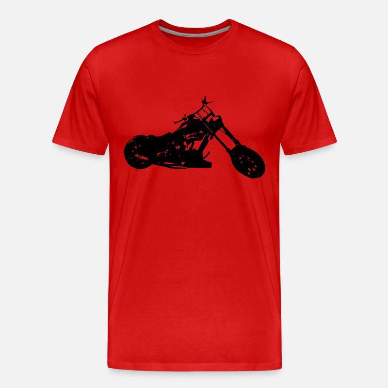 chopper - Männer Premium Bio T-Shirt - Rot
