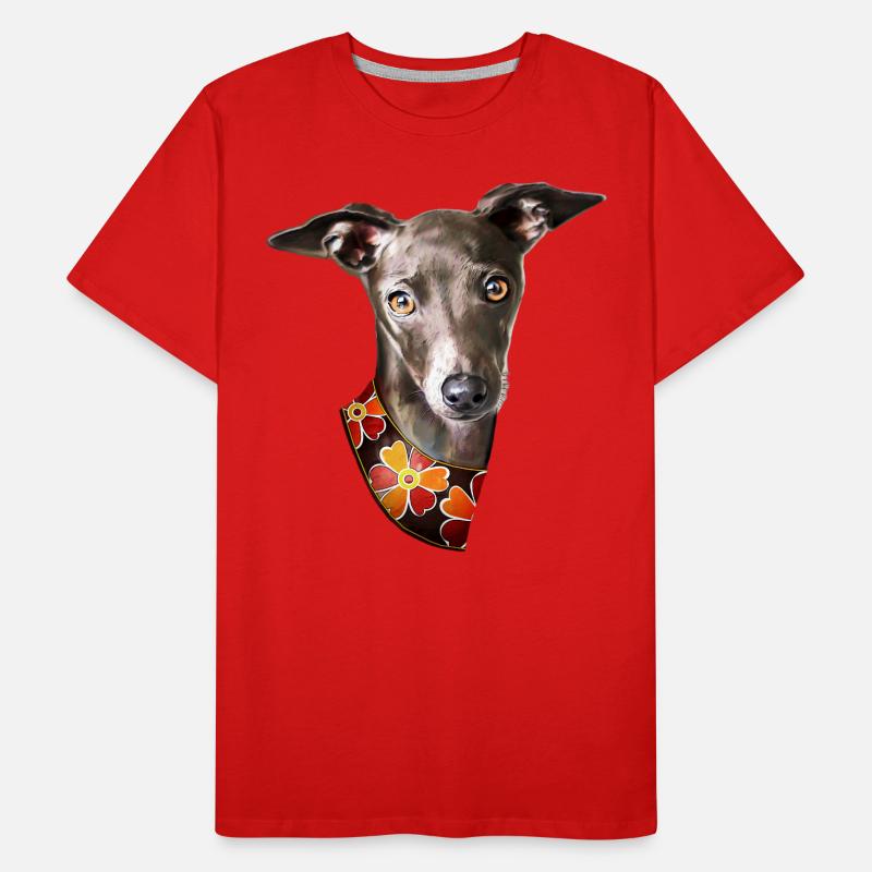 petit lévrier T-shirt bio Premium Homme