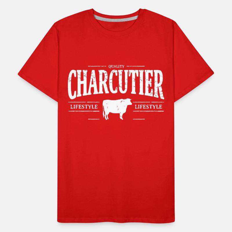Fleischerei Männer Premium Bio T-Shirt