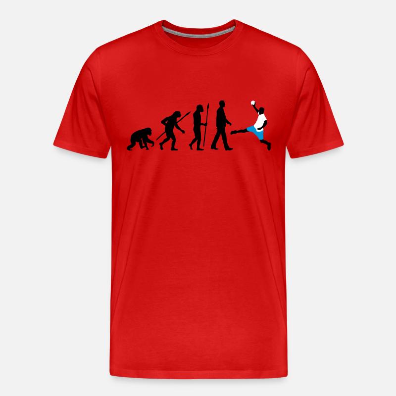 evolution_handball_102012_a_3c - T-shirt bio Premium Homme - rouge
