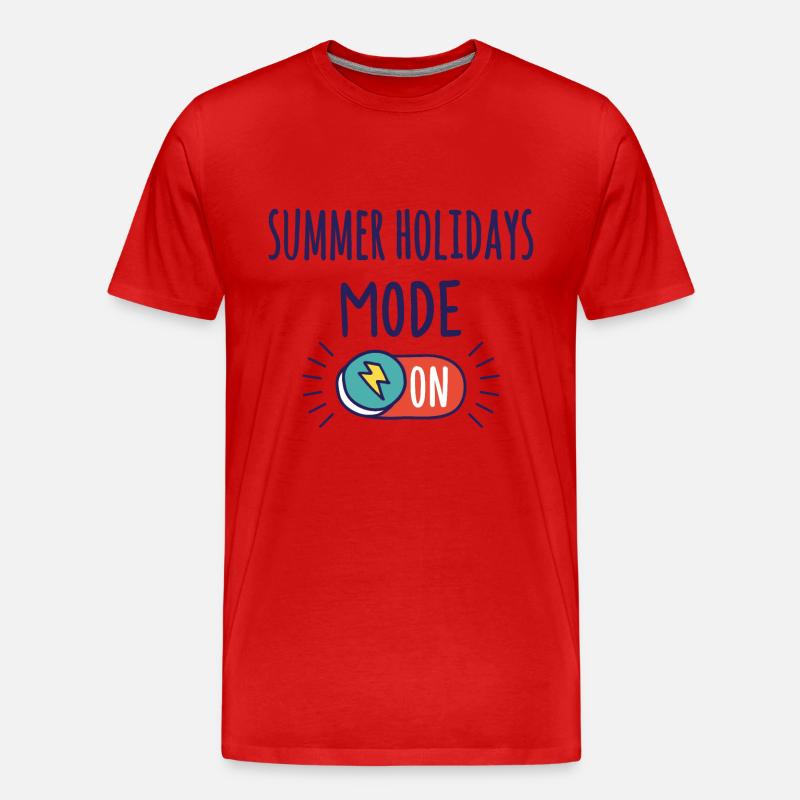 Sommerferien Modus An - Männer Premium Bio T-Shirt - undefined