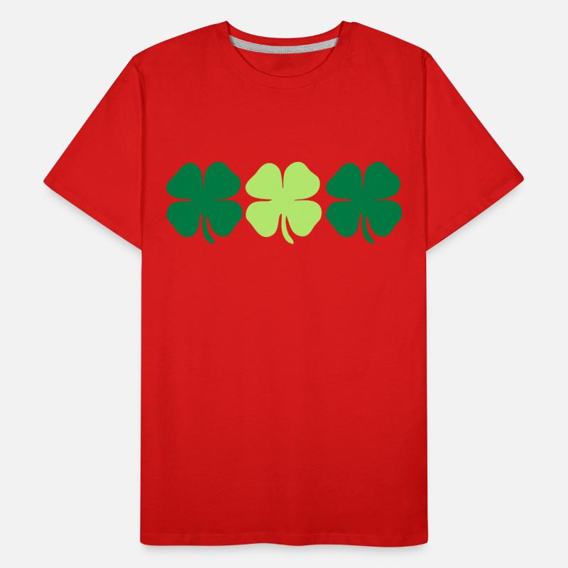 3 4 leaf clovers T-shirt bio Premium Homme