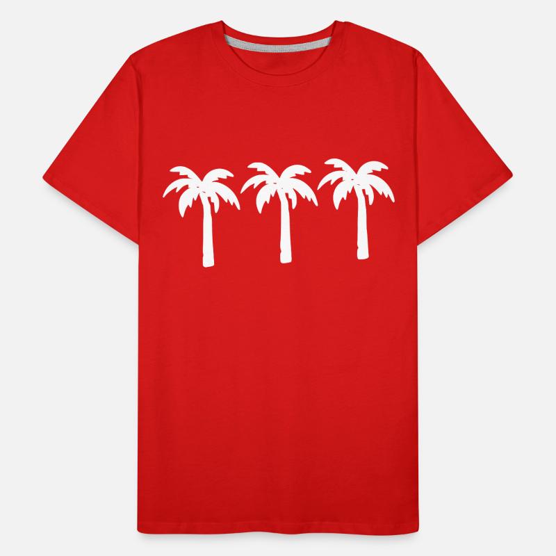 Palm Trees - Hawaii Men's Premium Organic T-Shirt