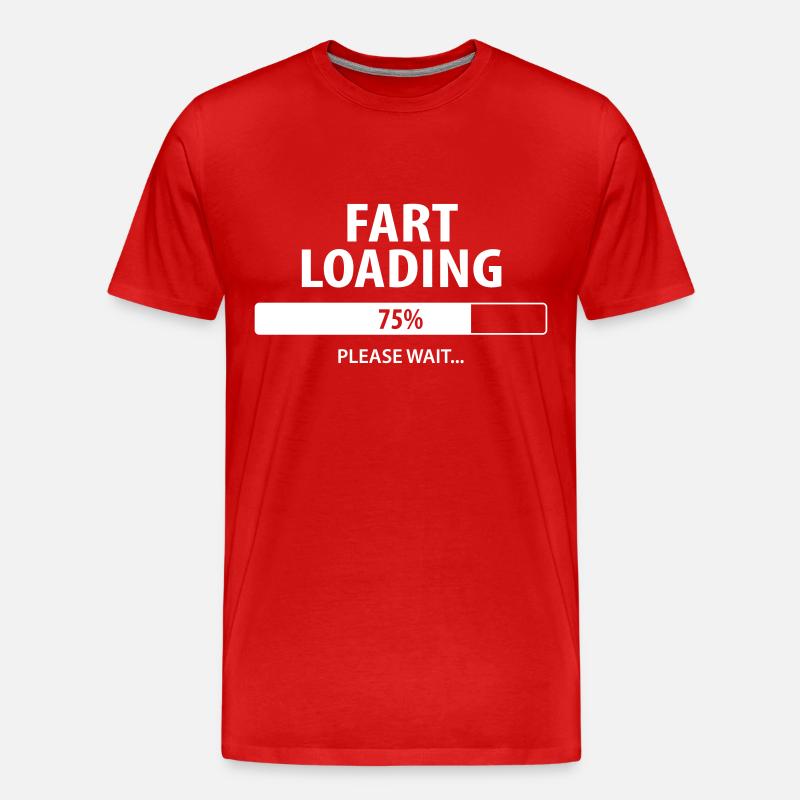 FART Loading - Männer Premium Bio T-Shirt - Rot