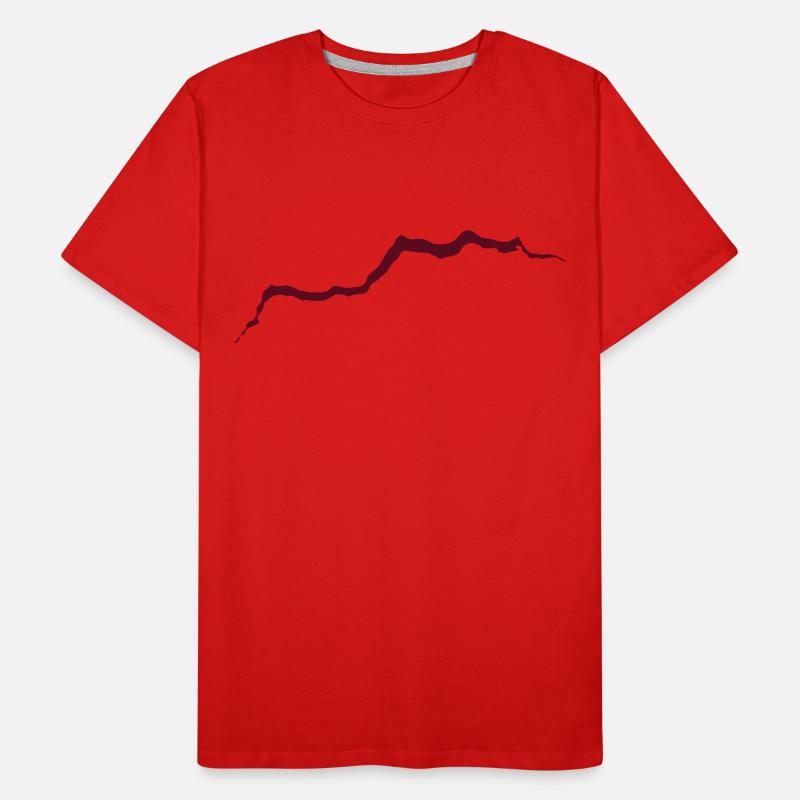 Hole crack split Men's Premium Organic T-Shirt