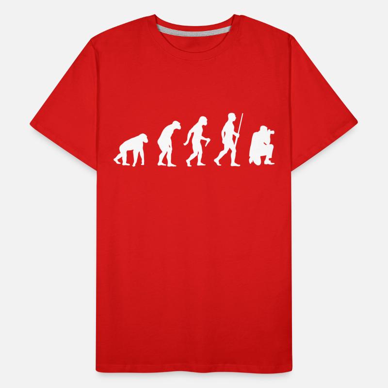 Photographe evolution T-shirt bio Premium Homme