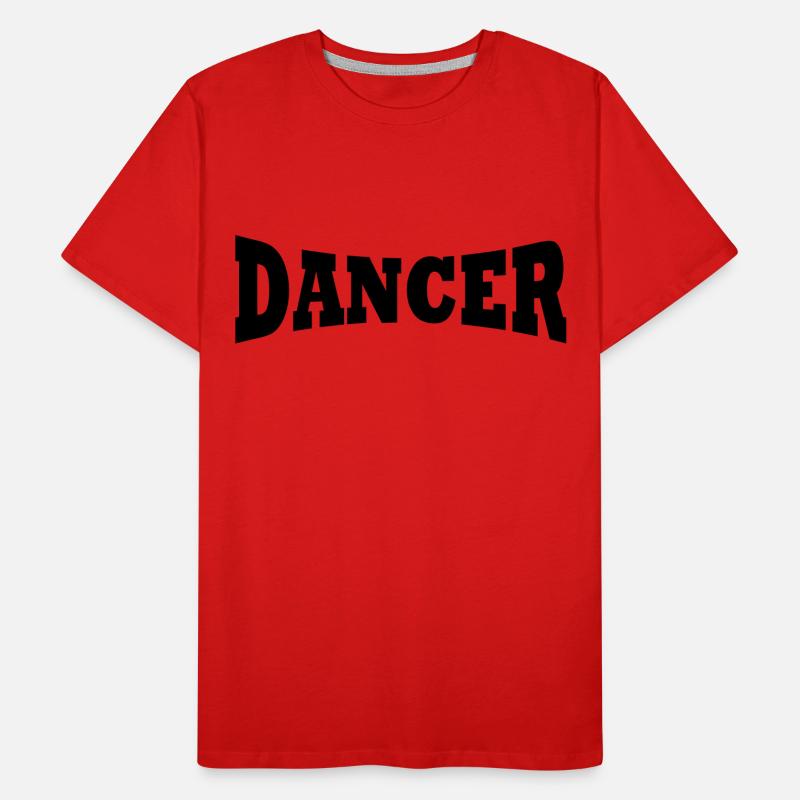 Dancer logo Men's Premium Organic T-Shirt