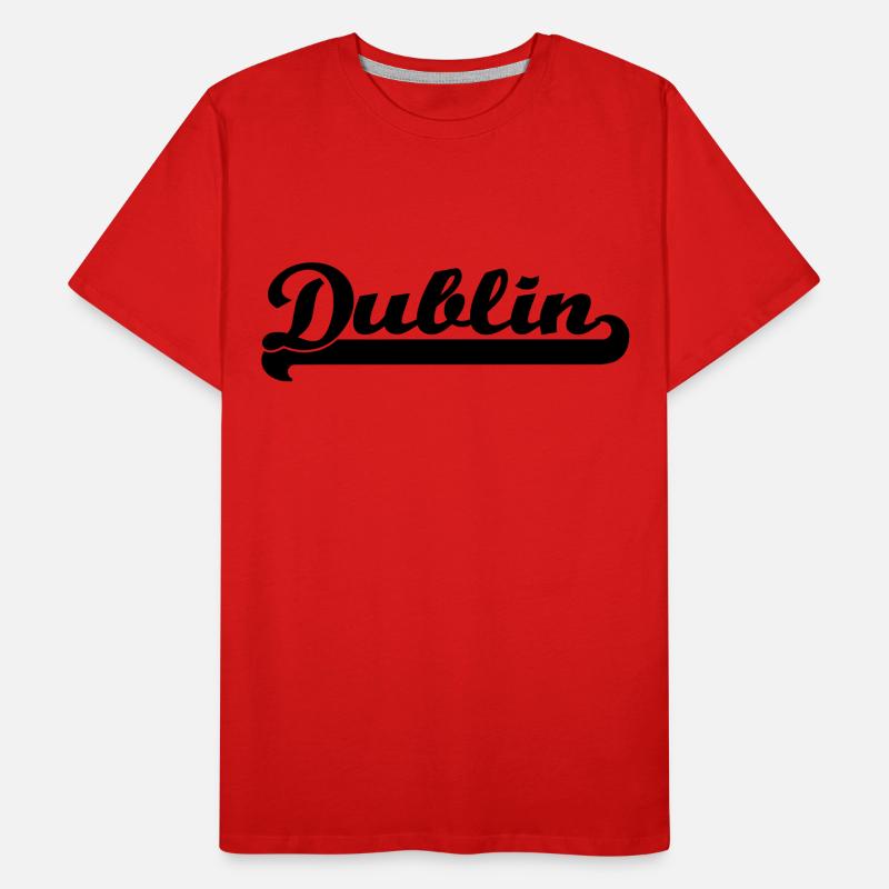 écrit dublin T-shirt bio Premium Homme
