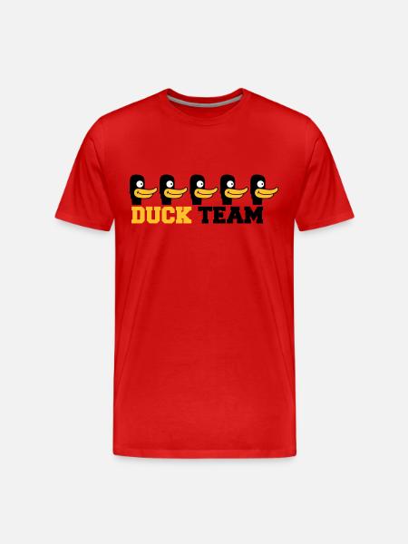 Duck Team - T-shirt bio Premium Homme - rouge