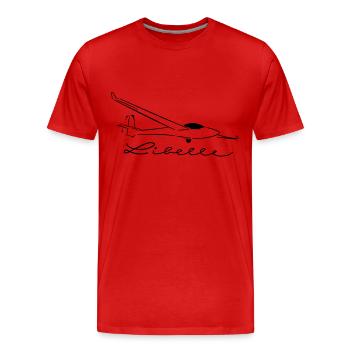 libelle_winglets - Männer Premium Bio T-Shirt - Rot - Vorne - Damien (186cm)