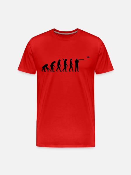 Evolution Ball-trap - T-shirt bio Premium Homme - rouge