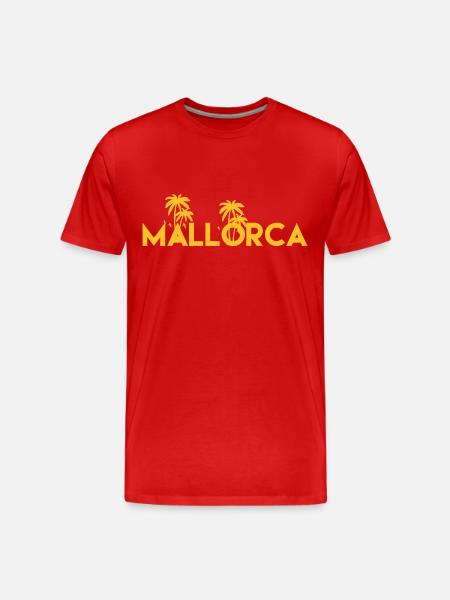 mallorca - Männer Premium Bio T-Shirt - Rot