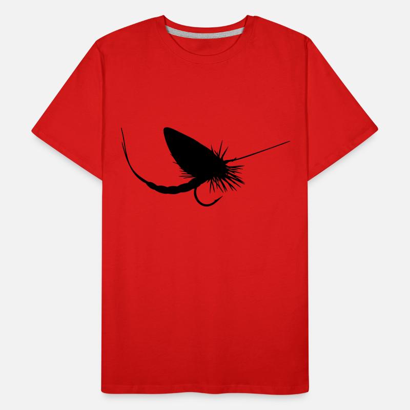 pêche à la mouche T-shirt bio Premium Homme