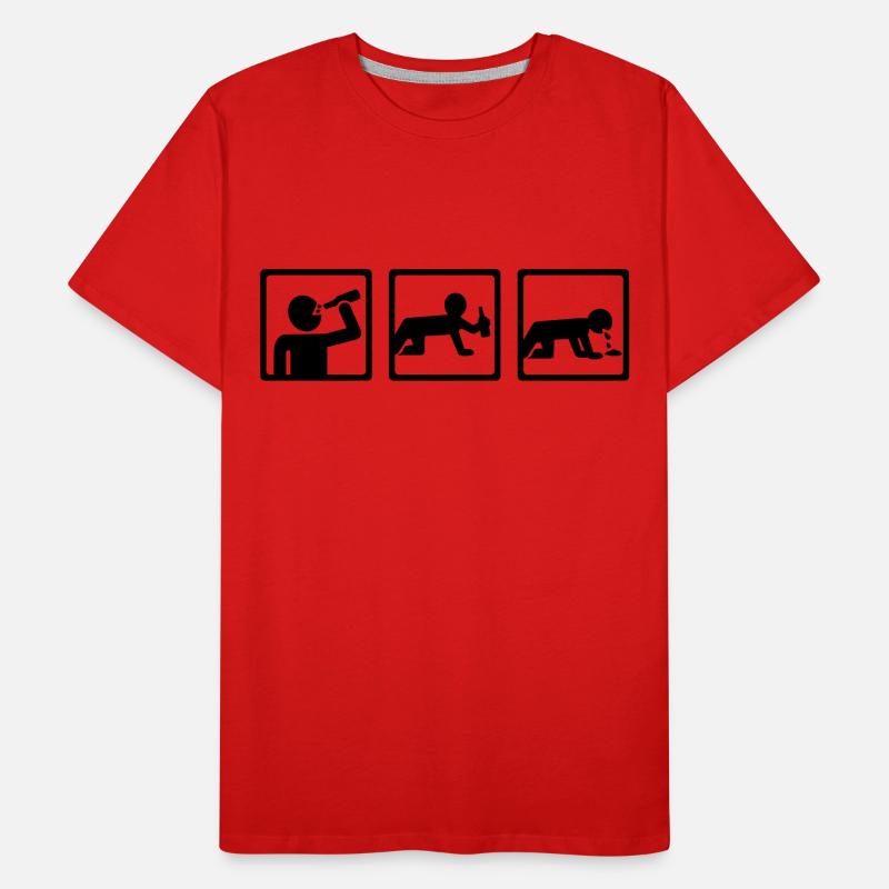 Alcool T-shirt bio Premium Homme