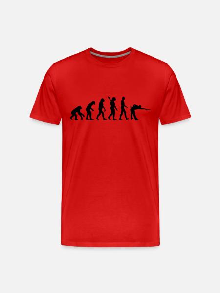 Pool billards - Men's Premium Organic T-Shirt - red