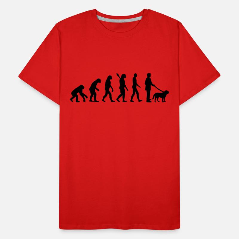 Evolution Dog Men's Premium Organic T-Shirt