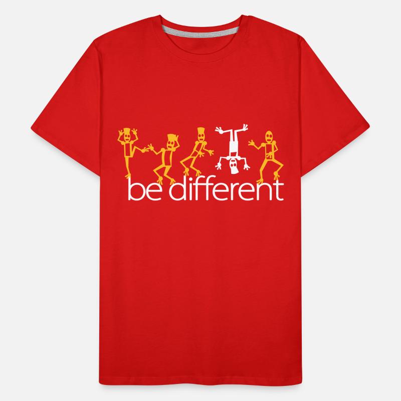 be different (2c) Männer Premium Bio T-Shirt