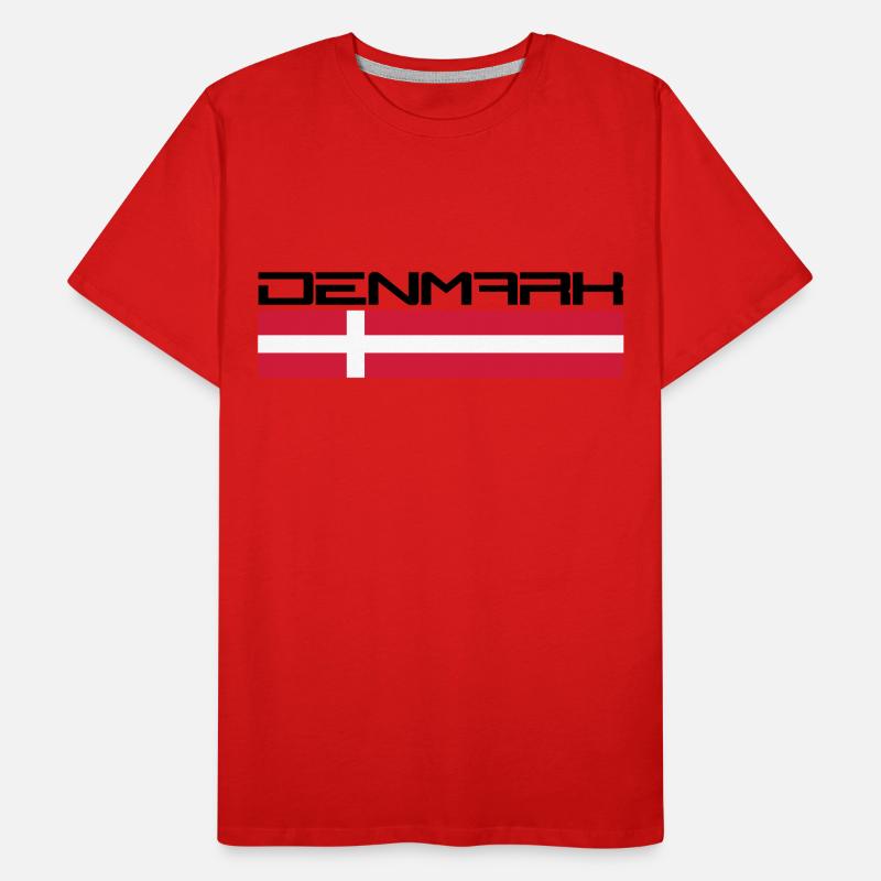 Denmark Logo Design Men's Premium Organic T-Shirt
