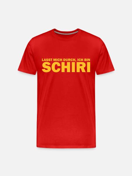 schiri - Männer Premium Bio T-Shirt - Rot