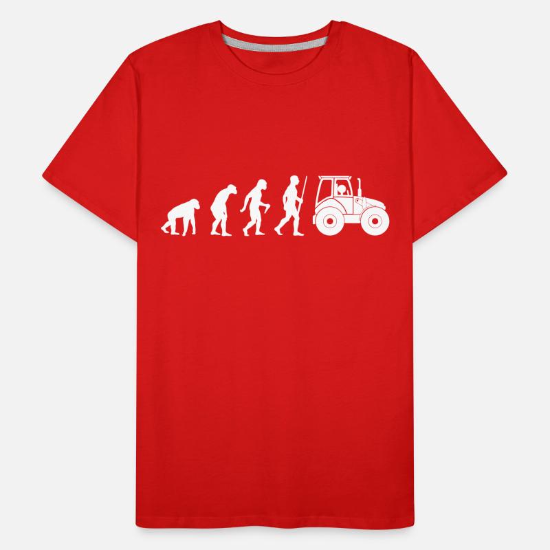Tracteur Evolution Farmer T-shirt bio Premium Homme