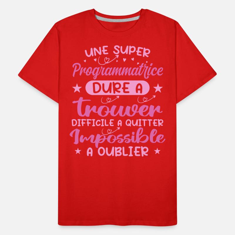 Ein Super Programmierer - Programmierer Geschenk Männer Premium Bio T-Shirt