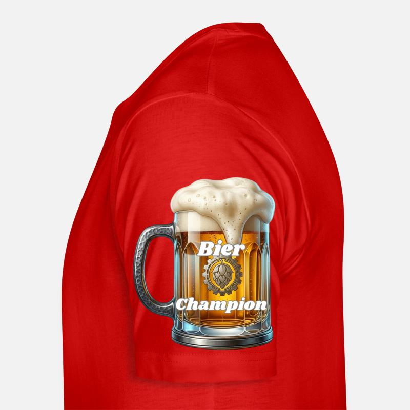 Bier Champion Männer Premium Bio T-Shirt