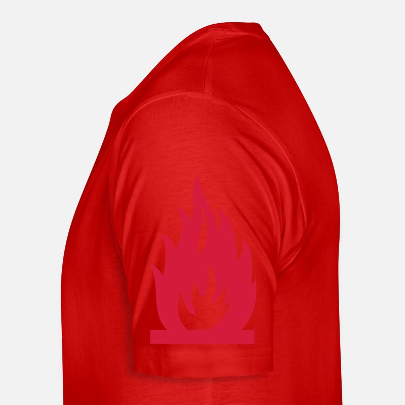 Flamme de feu T-shirt bio Premium Homme