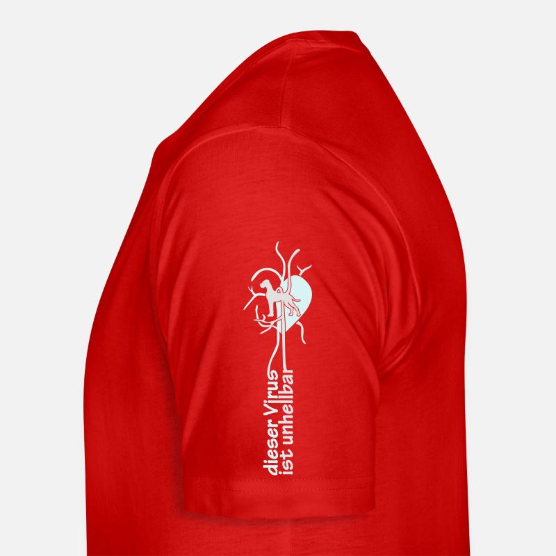 Doggenvirus schmal Männer Premium Bio T-Shirt