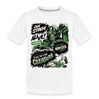 The Killer Creature Hollywood Show - Kinder Premium Bio T-Shirt - Weiß - Vorne