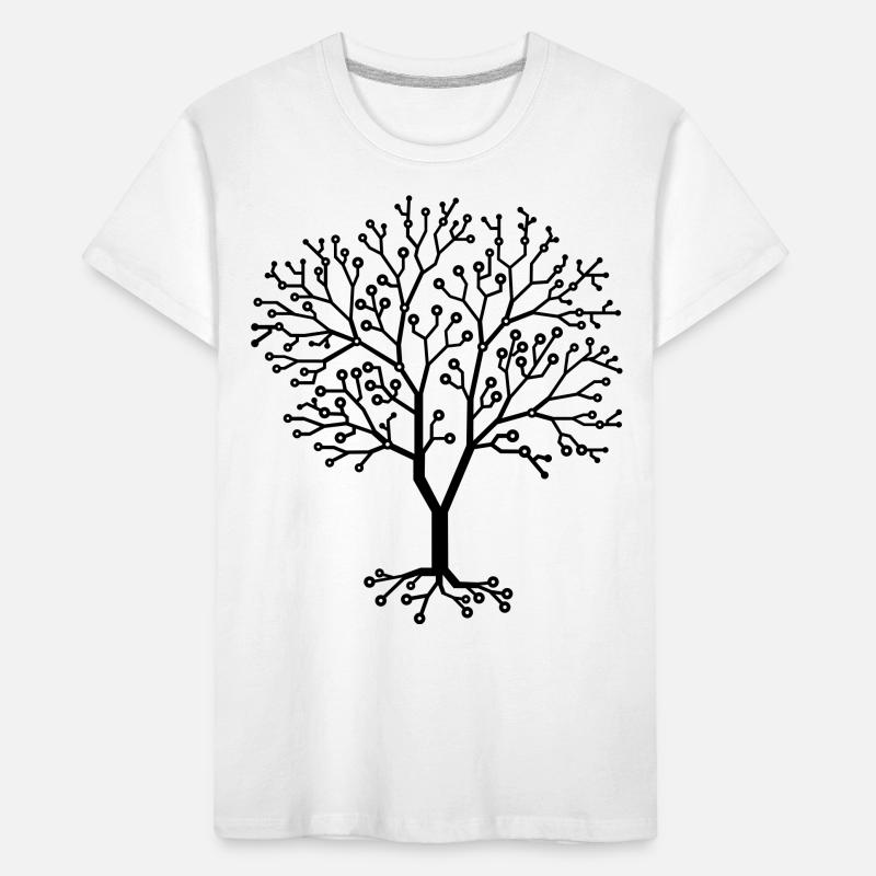 Computerplatinen - Baum aus Chips Kinder Premium Bio T-Shirt
