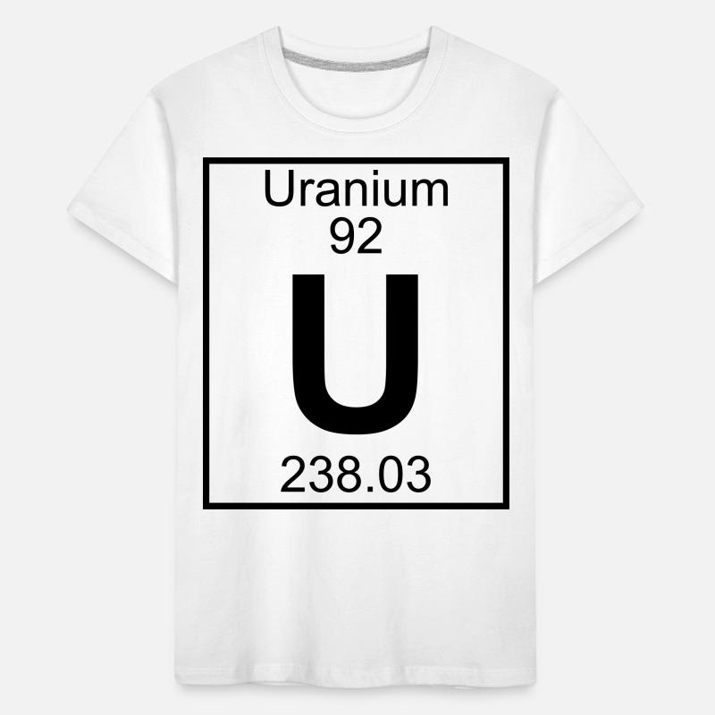 Uranium (U) (element 92) Kids' Premium Organic T-Shirt