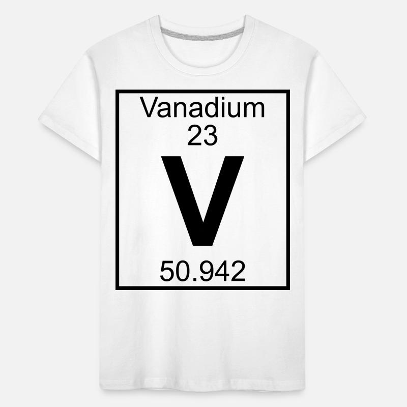 Vanadium (V) (element 23) Kids' Premium Organic T-Shirt