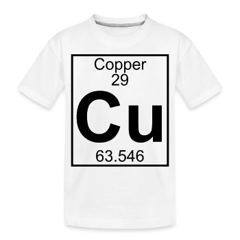 Element 29 - Cu (copper) - Full - T-shirt bio Premium Enfant - blanc - Devant