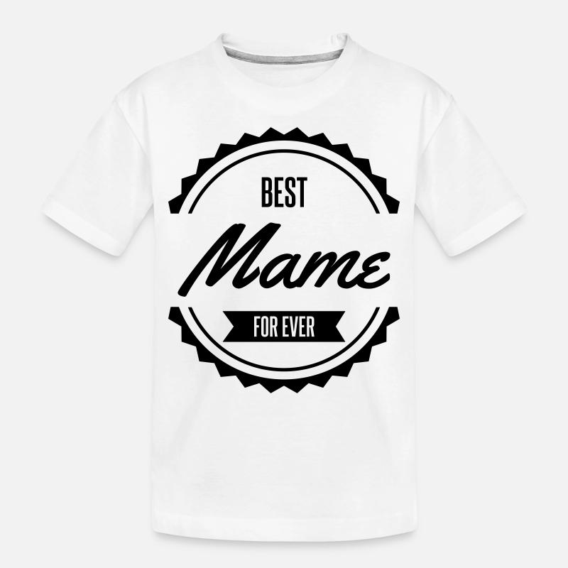 best mame - Kinder Premium Bio T-Shirt - Weiß