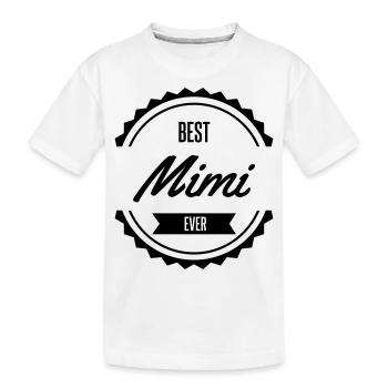 best mimi mireille surnom - T-shirt bio Premium Enfant - blanc - Devant