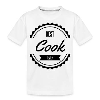 best cook cuisinier - T-shirt bio Premium Enfant - blanc - Devant