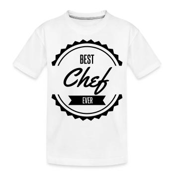 best chef - T-shirt bio Premium Enfant - blanc - Devant