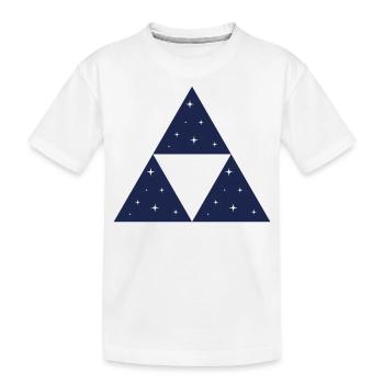 Ciel étoilé Ciel nocturne Étoiles du ciel - T-shirt bio Premium Enfant - blanc - Devant