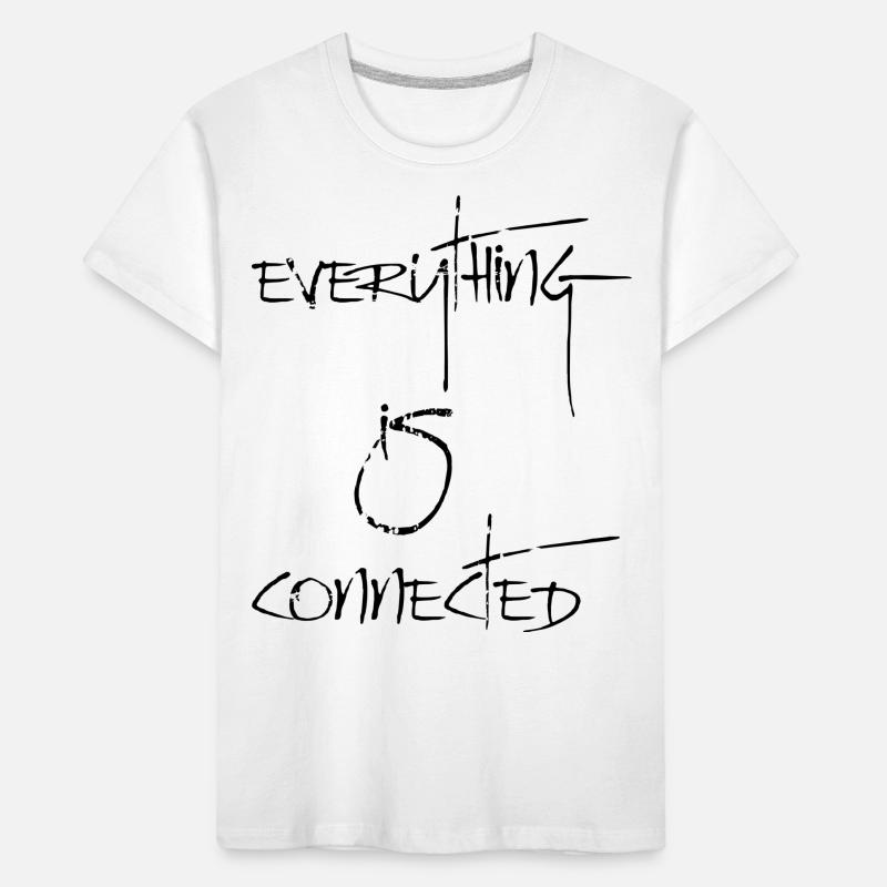 tout est relation de connexion d’amour connecté T-shirt bio Premium Enfant